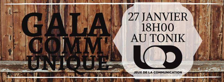 Professionnels des communications en #Outaouais, venez à notre événement le 27 janvier 18h à l'#UQO! #galacommunique