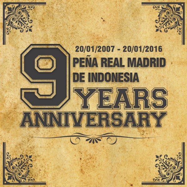 Today we celebrate our ninth anniversary. ¡Feliz 9° aniversario #PRMI! 🎂🎁🎉🎊

#HalaMadrid #VamosPRMI