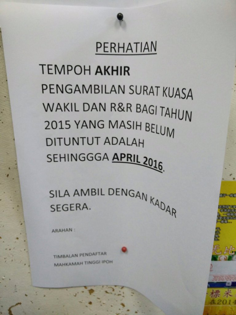 ThePerakBar's tweet photo. Please take note! https://t.co/Uwr4nyOKSr