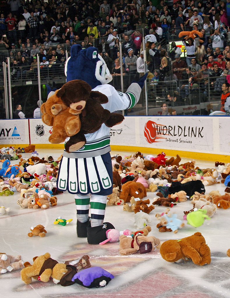 seattlechildren's tweet photo. Join us for the 11th annual Teddy Bear Toss at the @SeattleTbirds game 1/23 . Bear sales support Seattle Children's https://t.co/nzZOHi8PcQ