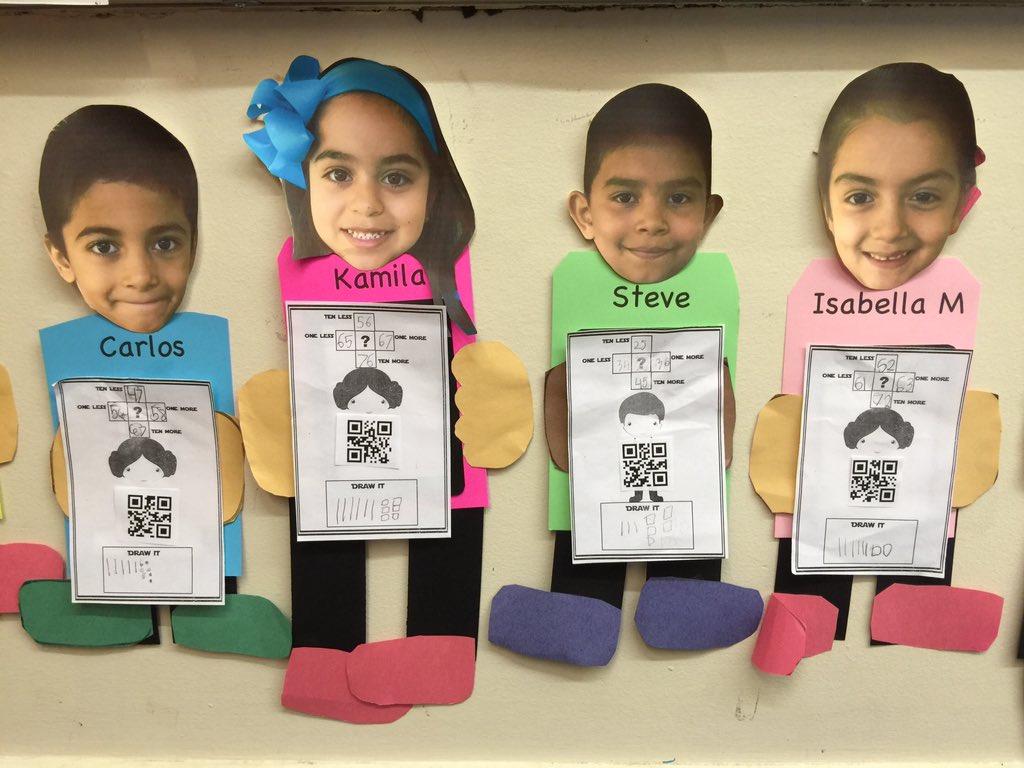 w_rodriguez_'s tweet photo. #technologytuesday #qrcodesintheclassroom #ipadsintheclassroom #edtech #iteachfirst #firstgradefun https://t.co/SgglsOlich