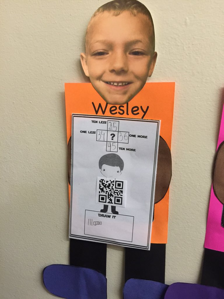 w_rodriguez_'s tweet photo. #technologytuesday #qrcodesintheclassroom #ipadsintheclassroom #edtech #iteachfirst #firstgradefun https://t.co/SgglsOlich