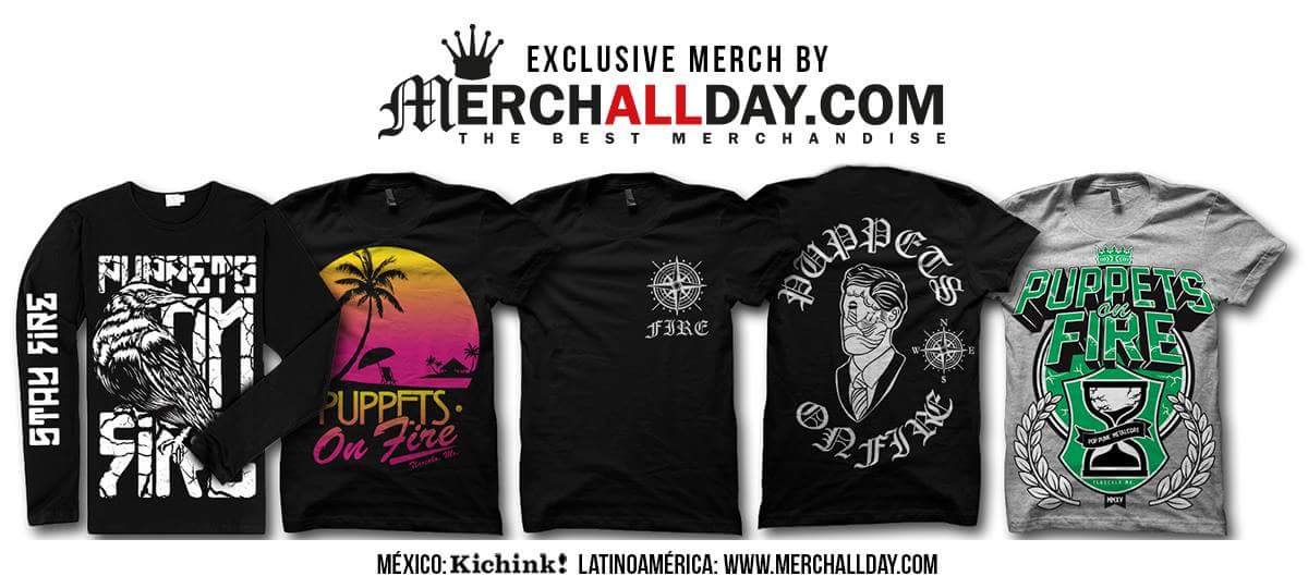 PuppetsOnFire's tweet photo. Merch disponible apartir de la siguiente semana. Para el Nothing To Prove Tour :) https://t.co/WUaEmIwhM3