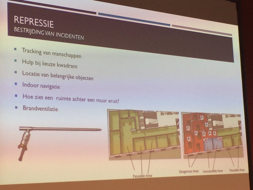 OenA_VRR's tweet image. Terugkoppeling 3D onderzoek GI Minor Tom vder Meer: toepassingen voor de brandweer @Vr_RR
