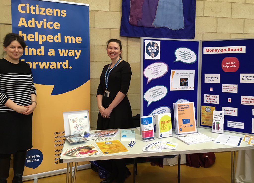 We're at @TelfordSCForum today sharing details of how we can help people save energy &amp; money #CABLive