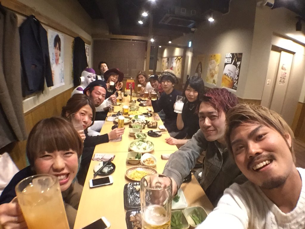 ripple0831's tweet photo. Ripple2015年忘年会！
2016年の活動構想は、知名度UP!!
どんどん露出していきます♪

もっともっと、オシャレな集団にして
美を発信していきます！ https://t.co/TZZ0CRB6eR