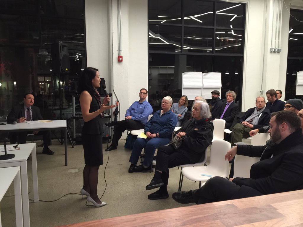 MM524's tweet image. The amazing &amp;amp; eloquent @JaneKim at D6 Democratic Club endorsement for State Senate.