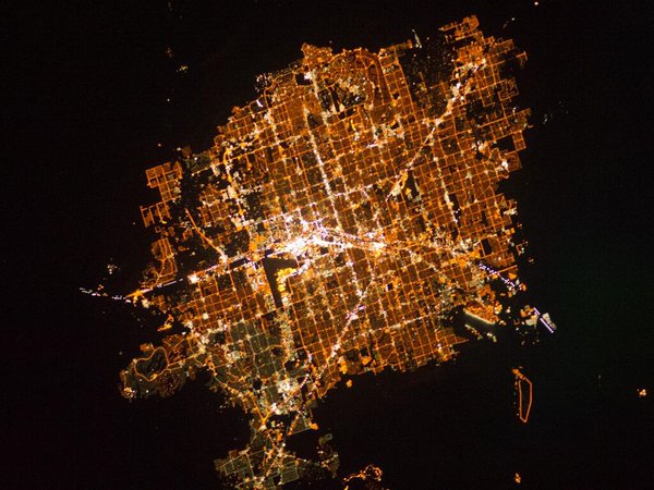According to NASA, Las Vegas is the brightest city on Earth when viewed from space