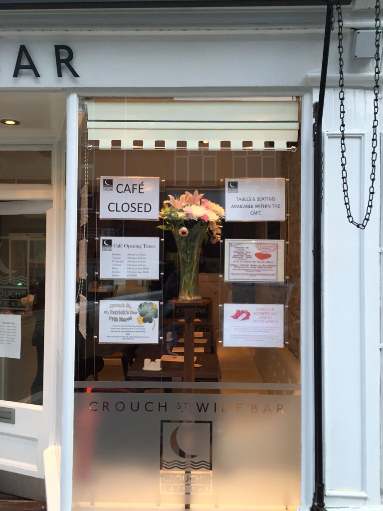 WHAT the cafe is close noooooooo
