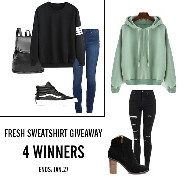 SHEIN_Official's tweet photo. 🐧Fresh Sweatshirt Giveaway
Pick now: https://t.co/uFMicpysxh ☀
Follow @SheIn_official like,share&amp;comment this tweet https://t.co/gzEZOF90Xa