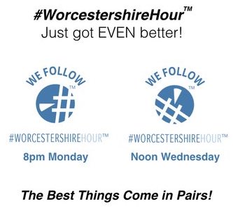 WorcesterHour's tweet photo. It's the Wednesday edition of #WorcestershireHour today! Join us at Noon https://t.co/9um35Usfp6 https://t.co/anp5nW0t8K