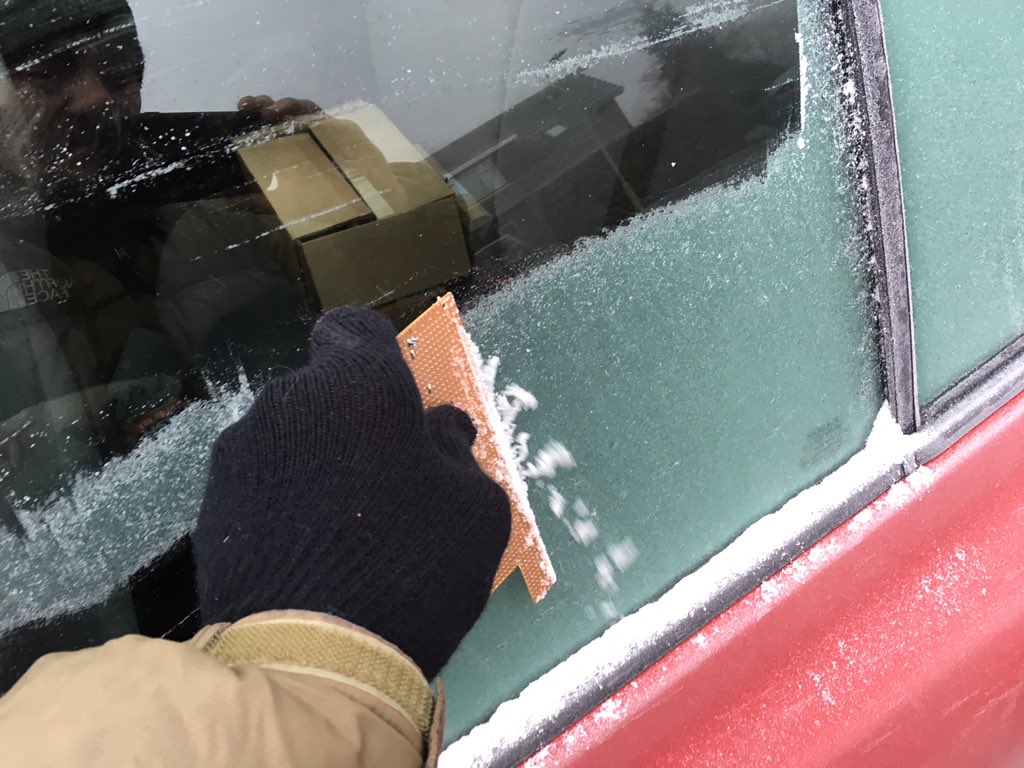 davejavupride's tweet image. Stripboard scraper! - and at least as effective as a &apos;proper&apos; one :) #alternativetools