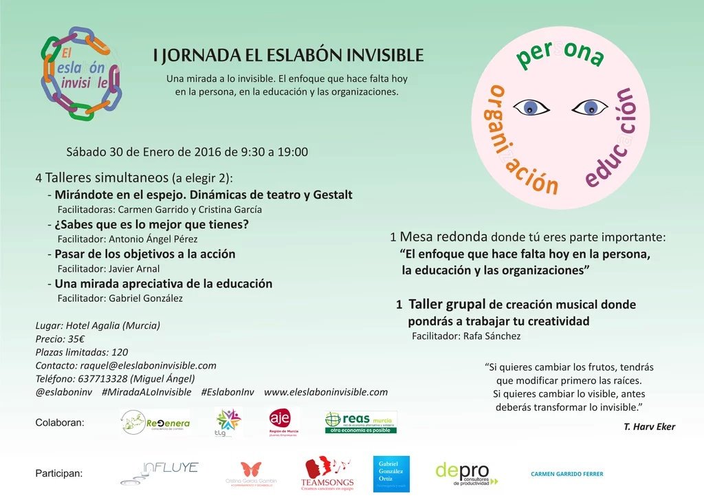 eslaboninv's tweet photo. I Jornada de El Eslabón Invisible - https://t.co/S5OAwaEL5T #MiradaALoInvisible #Murcia https://t.co/HRVRNjQbo0