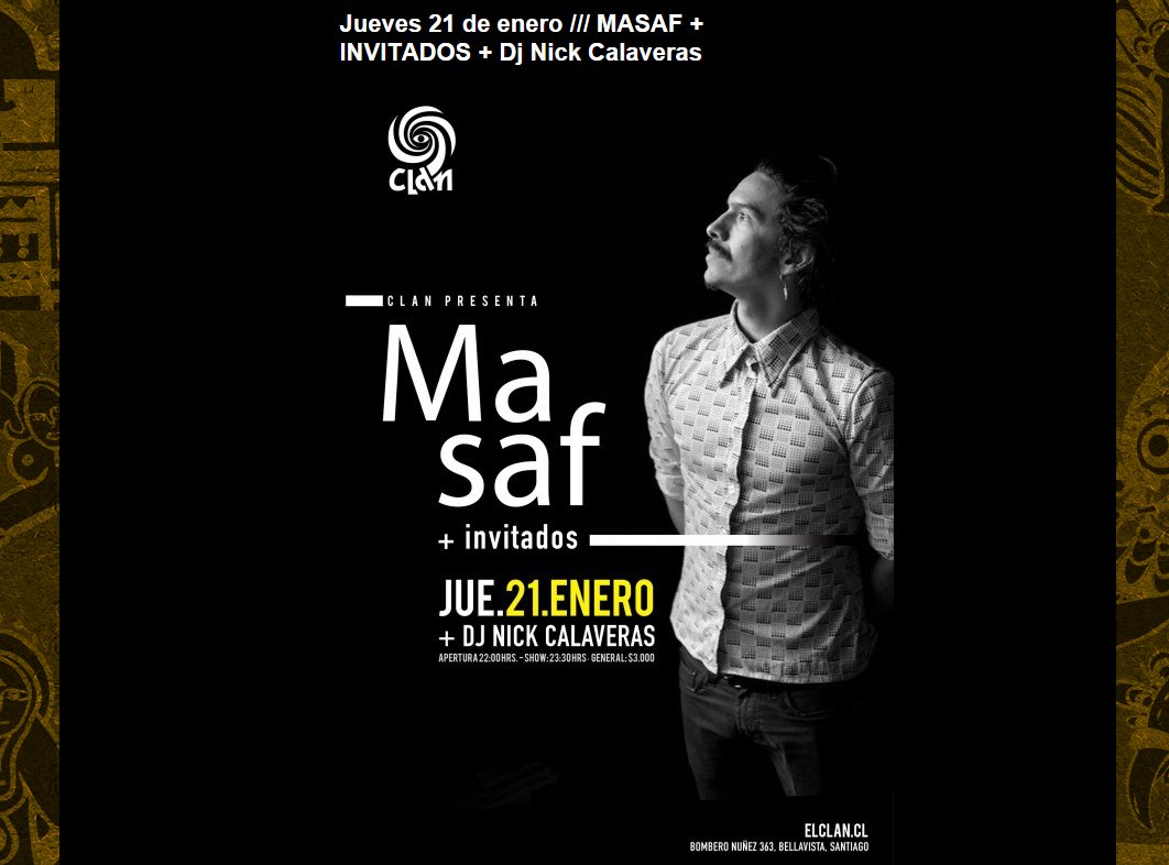 cata_garcia_es's tweet photo. ¡Mañana! El #JOMStudio itinerante se transmitirá en vivo desde @BarElClan con la previa del show de @_MASAF_ https://t.co/m7glGg4aEI