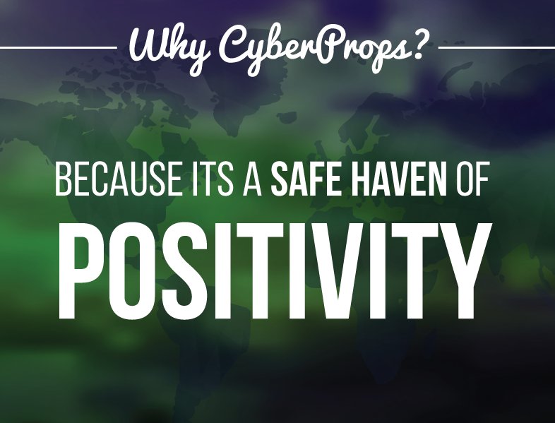 CyberProps's tweet image. CyberProps is your escape from that #negativity. #recognition