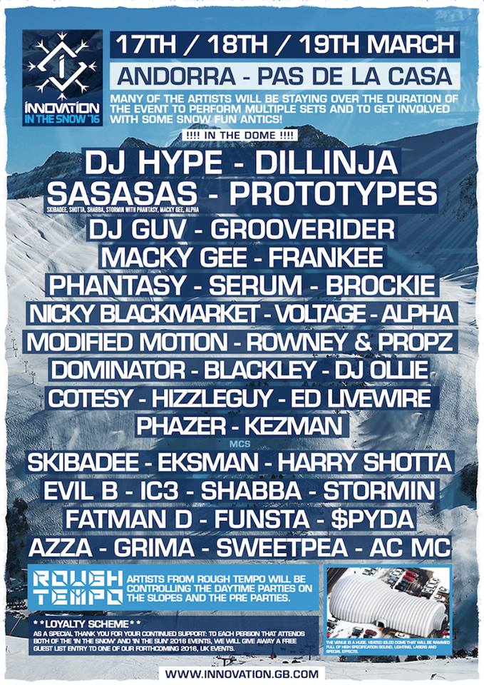 The Bookings have really taken off now PLACES ARE GOING FAST .... DON"T HANG ABOUT! innovationinthesnow.com