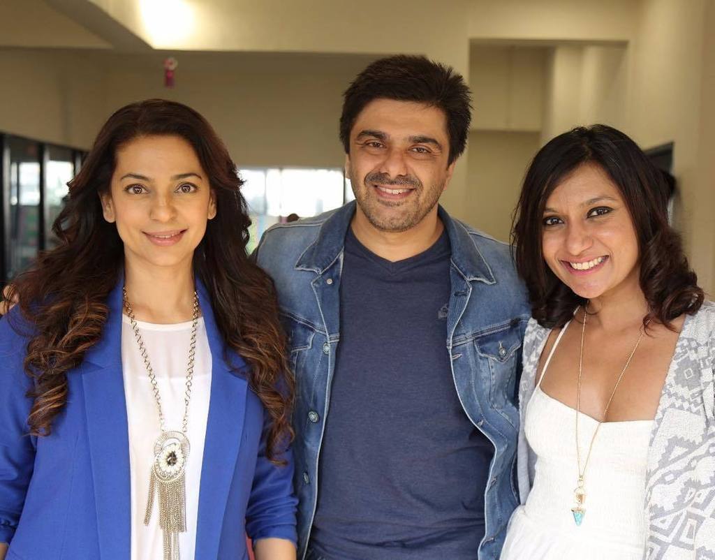 With the fabulous #JuhiChawla & #SamirSoni #ChalkNDuster #Bollywood ift.tt/20e7XQr