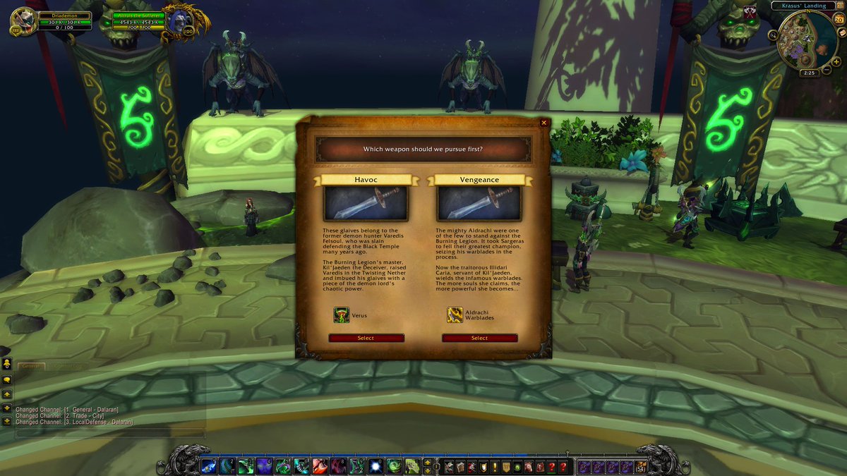 Stream on: Artefakt Questreihe Dämonenjäger twitch.tv/driapala #WArcraft #twitch