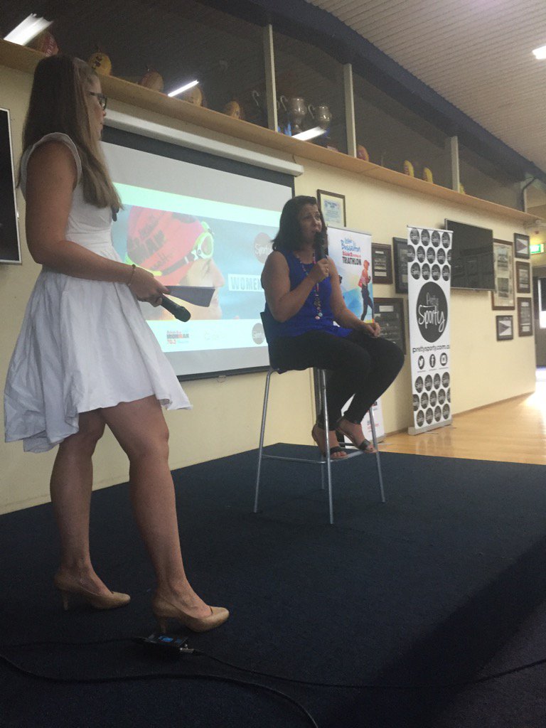 @TriathlonWA @prettysportyau <a href="/janinekaye/">janine kaye</a> great turn out tonight! So many ladies excited to Tri 😄