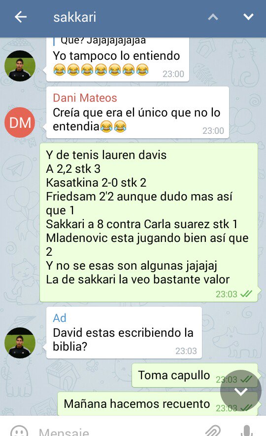 picksdenba's tweet image. Un amigo lleva +70 uds ganadas en este AUS Open (stk1=10€)...Dejo pruebas

Si queréis sus picks en telegram, 150RT 😉