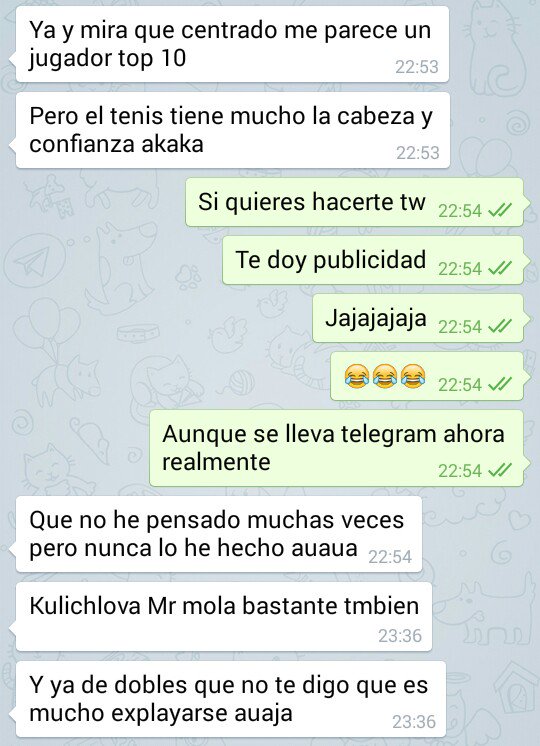 picksdenba's tweet image. Un amigo lleva +70 uds ganadas en este AUS Open (stk1=10€)...Dejo pruebas

Si queréis sus picks en telegram, 150RT 😉