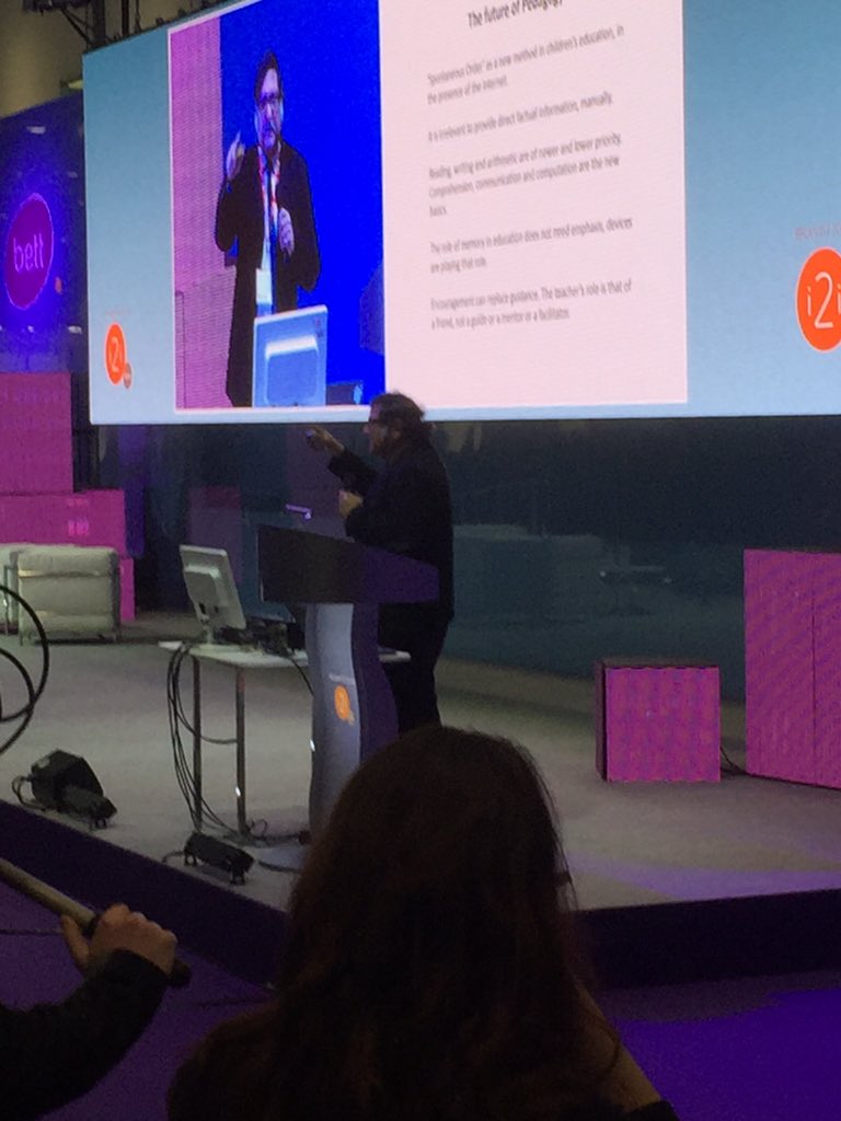 Förståelse viktigast säger professor Sugata Mitri. Lär vi ut rätt saker i skolan? #Bett2016