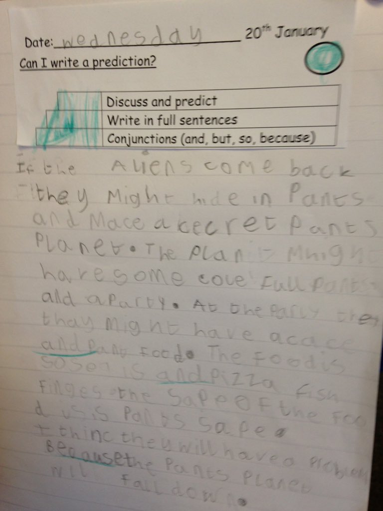 HuttonCran's tweet photo. Super Year 1 writing! Well done Oliver and Emily! @MissM_HCPS https://t.co/IAuEBASmCP