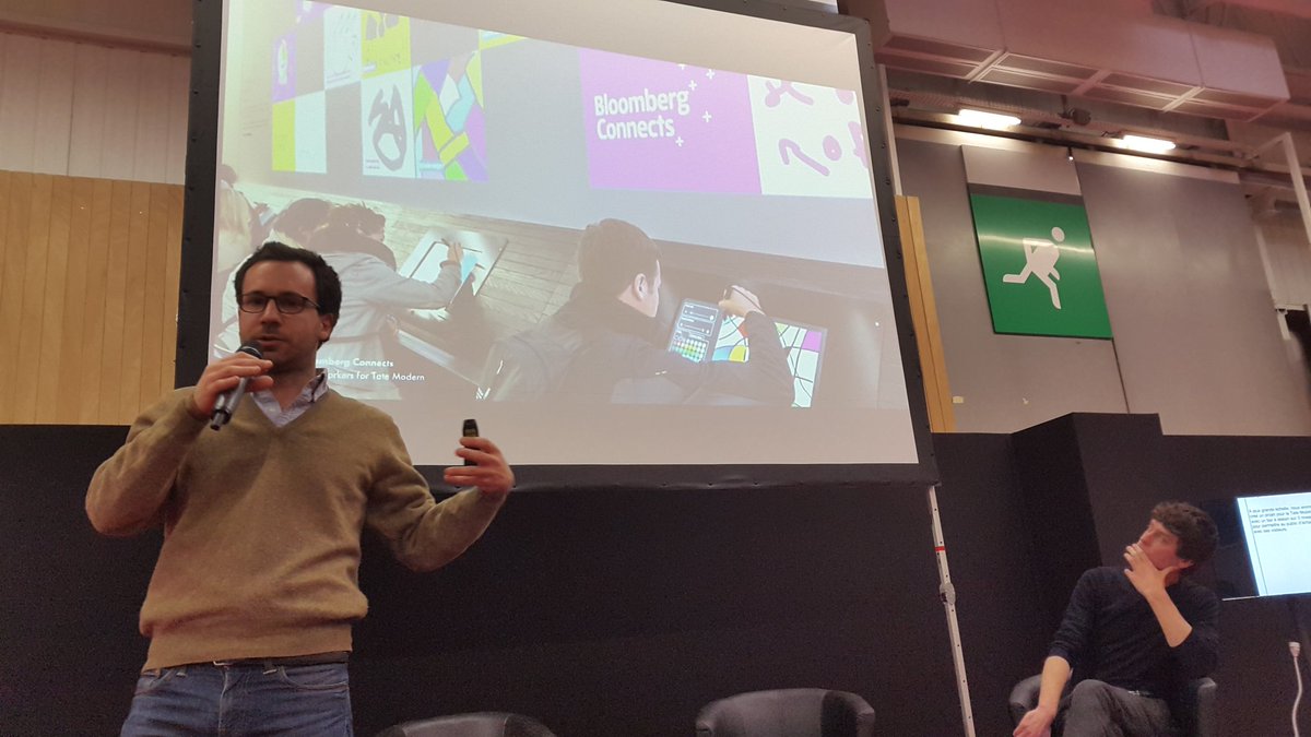 peinadormarta's tweet photo. Tomaso Lanza introduces @theworkers for @tate modern @afterdarkrobots project in 2014 @TonyGuillan #museumco https://t.co/pmxkUIa3rg