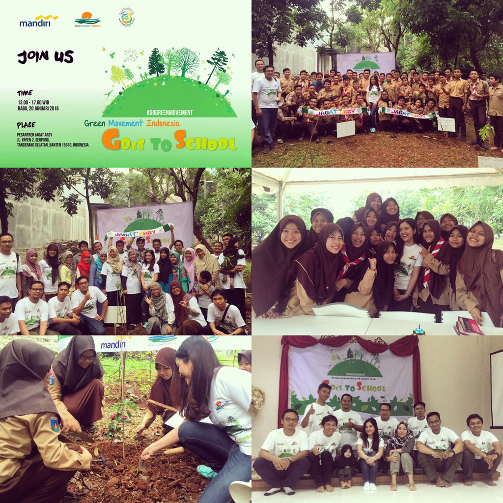tasyakamila's tweet photo. Serunyaa acara #GoGreenMovement @greenmovementID Goes To School hr ini di Jagat Arsy :D https://t.co/n4fVfveiEq