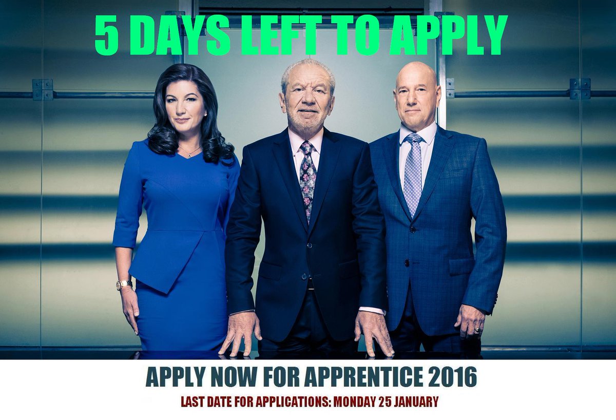 Lord_Sugar's tweet photo. Do YOU want to be my next business partner? Apply for Apprentice 2016 at  https://t.co/qFxfhqoGp0 https://t.co/82Ftiy4RLf