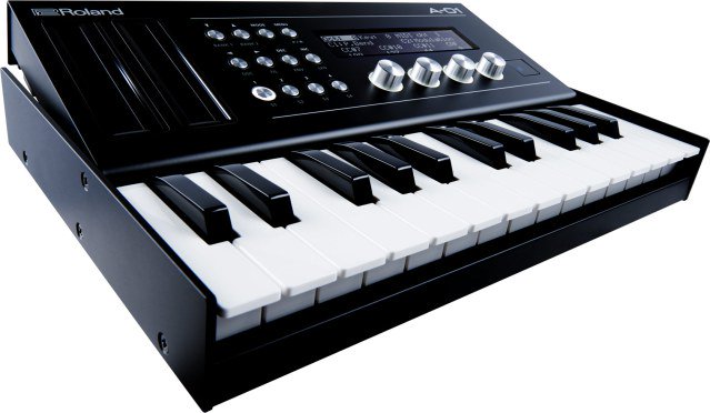 LoopWaveStore's tweet image. The new @Roland_US A-01 is wonderful! We want it NOW! #namm #synth #controller