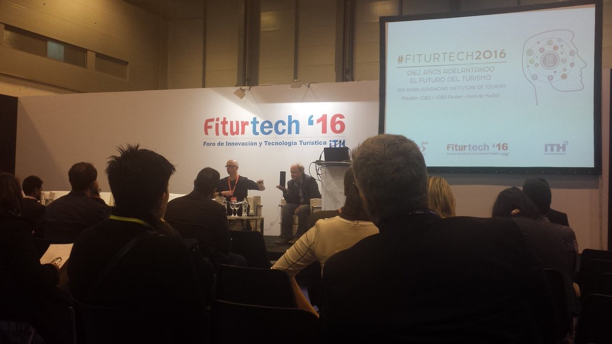davidgilpou's tweet photo. #Fiturtech2016 Inteligencia artificial  en las busquedas turisticas. Con @ewaalicjaefe https://t.co/IrbZBUuocK