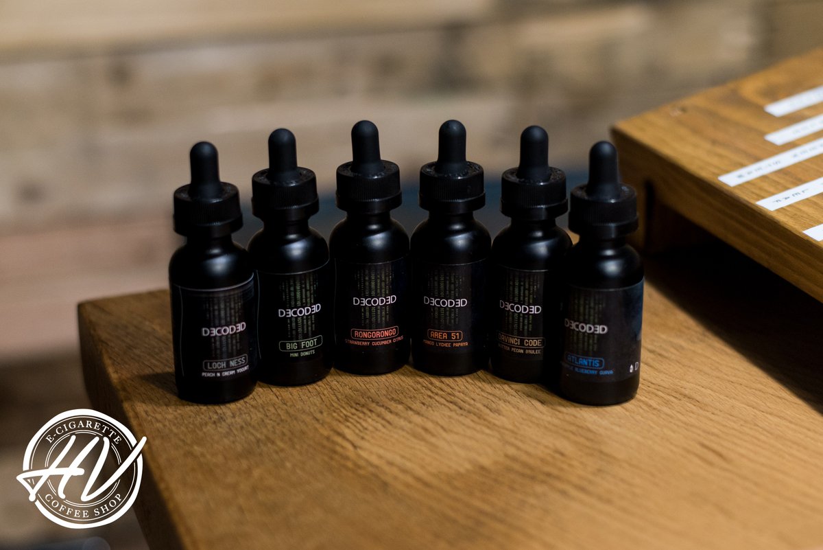 HouseofVapesCJ's tweet photo. Come &amp; Try #Decoded Great New flavours. #Area51 #Bigfoot #Atlantis #Lochness #DavinchiCode #Rongorongo #Vapeon https://t.co/nNzWO58KD9
