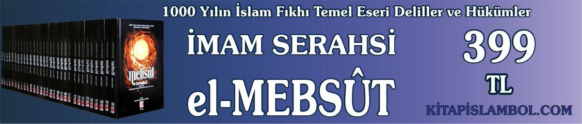 kitapislambol's tweet photo. İmam Şerahsi, Mebsut Fıkıh Kitabı (31 Cilt)
https://t.co/jcNu1bhjqN https://t.co/lfo4xgTuh2