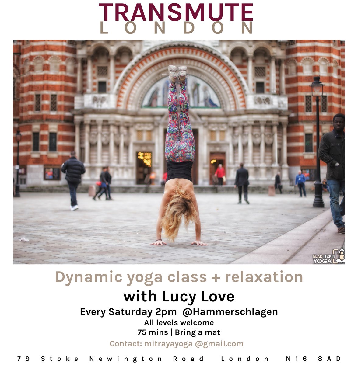 #yoga comes to <a href="/Hammerschlagen1/">Hammerschlagen</a>. Every Saturday, 2pm with Lucy Love. #Dynamic&amp; #relaxation. Bringing Zen to #Dalston
