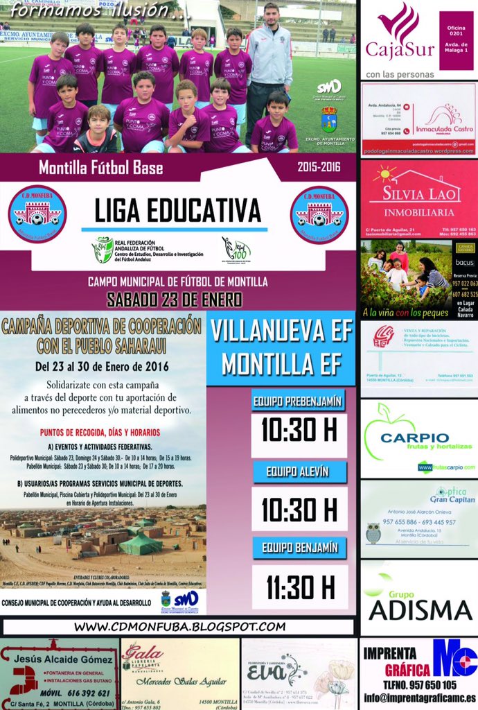 MonfubaCD's tweet photo. Convivencia Solidaria!! Sábado 23, os esperamos! https://t.co/xstdQ2BsRs