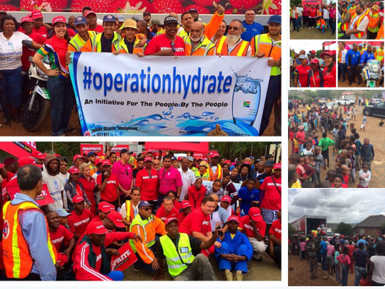 ircsource's tweet photo. South Africa: NGO #OperationHydrate distributes #water to drought-ridden Senekal @HydrateSA https://t.co/wCV3bTk4lX https://t.co/N1cXp6dTca