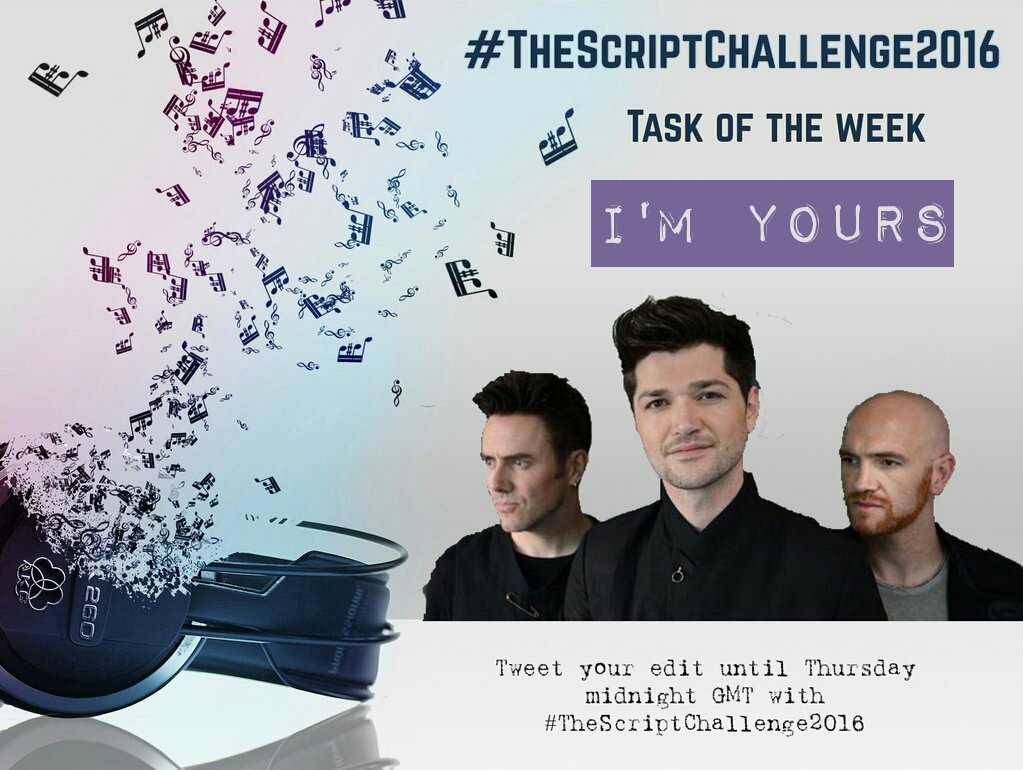 adelegregory79's tweet image. Loving all #TheScriptChallenge2016 edits check them out #TheScriptFamily 
Get involved if you haven&apos;t already 😊