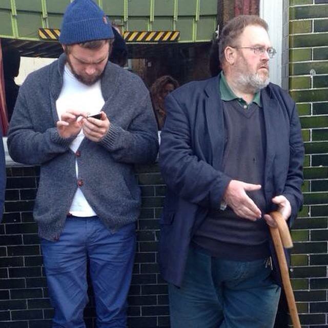 ProtectPubs's tweet photo. @SaveHeathcote @LordRookwoodPub @pigsearcamra Couple of bros, trying to save a #pub. #Classic #PubCulture https://t.co/aRqxn7NXDt