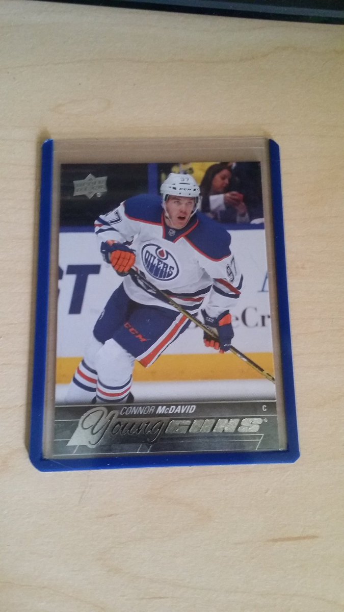 RandoHockeyCard's tweet photo. ##RandomHockeyCard #Oilers #McDavid #YoungGuns #UpperDeck https://t.co/FuSJrxApfM