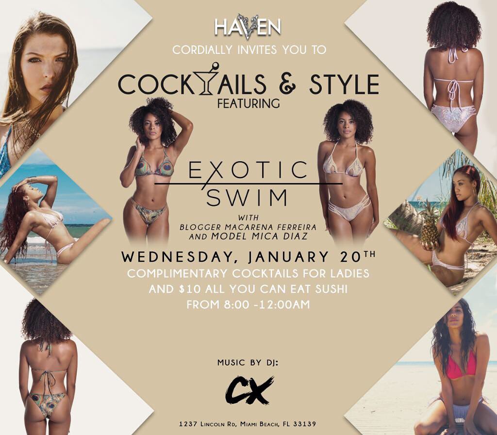 #AGENDAMIAMI week / we'll be having special giveaways all night, open bar &amp; $10 all you can eat sushi RSVP in bio!