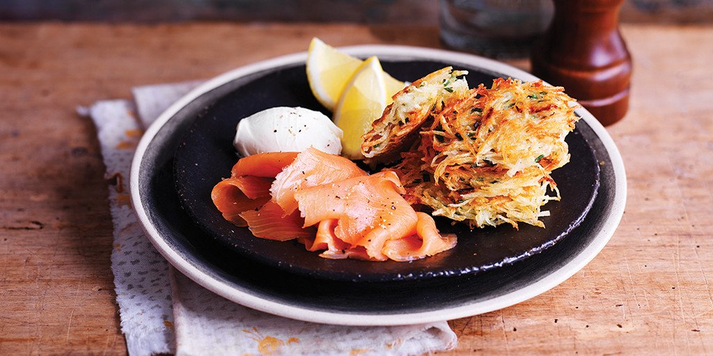 Sundays are made for long brunches. Indulge yourself with Chive and Shallot Latkes. tes.co/ShallotLatkes
