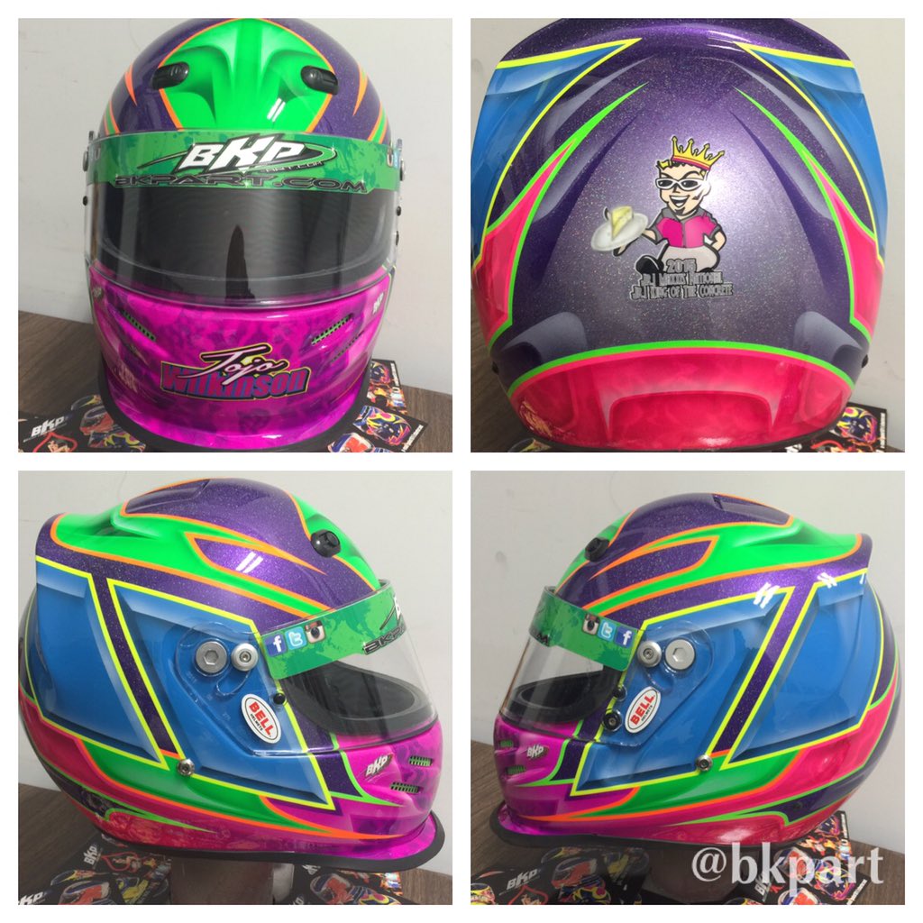 Nice hat for JR Maxxis national champion and King of concert winner JoJo wilkinson. <a href="/KARTSPORTMedia/">KARTSPORT Media</a> <a href="/PRNAtTheTrack/">PRN At The Track</a>