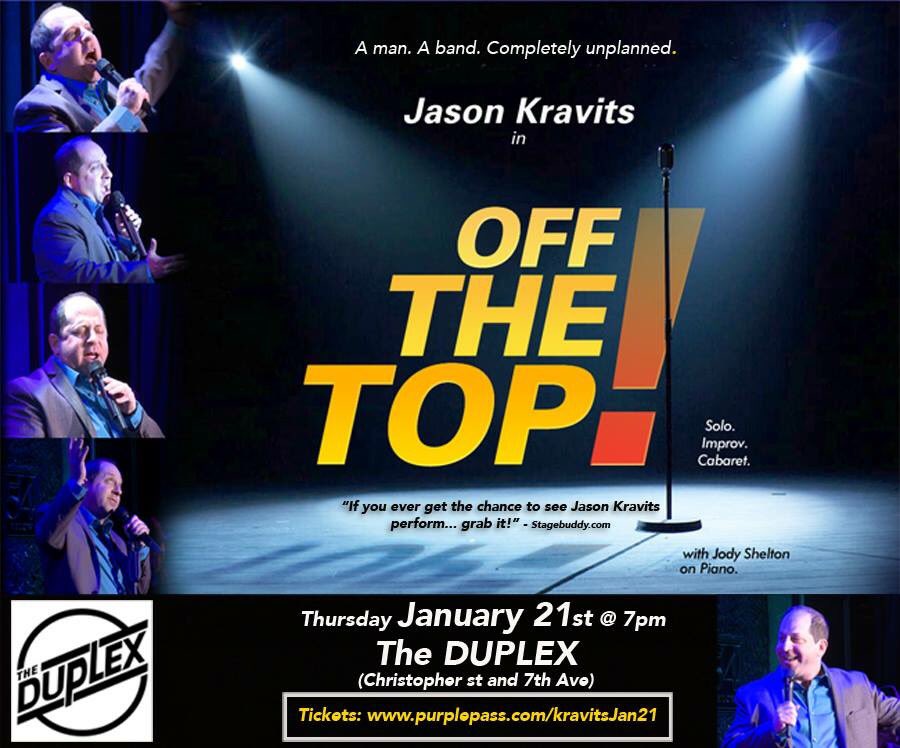 amyshorse's tweet photo. If you're in NYC Thursday check out @jasonkravits awesome musical improv show! https://t.co/h5hloLy3gs https://t.co/XMDzHOEQzi