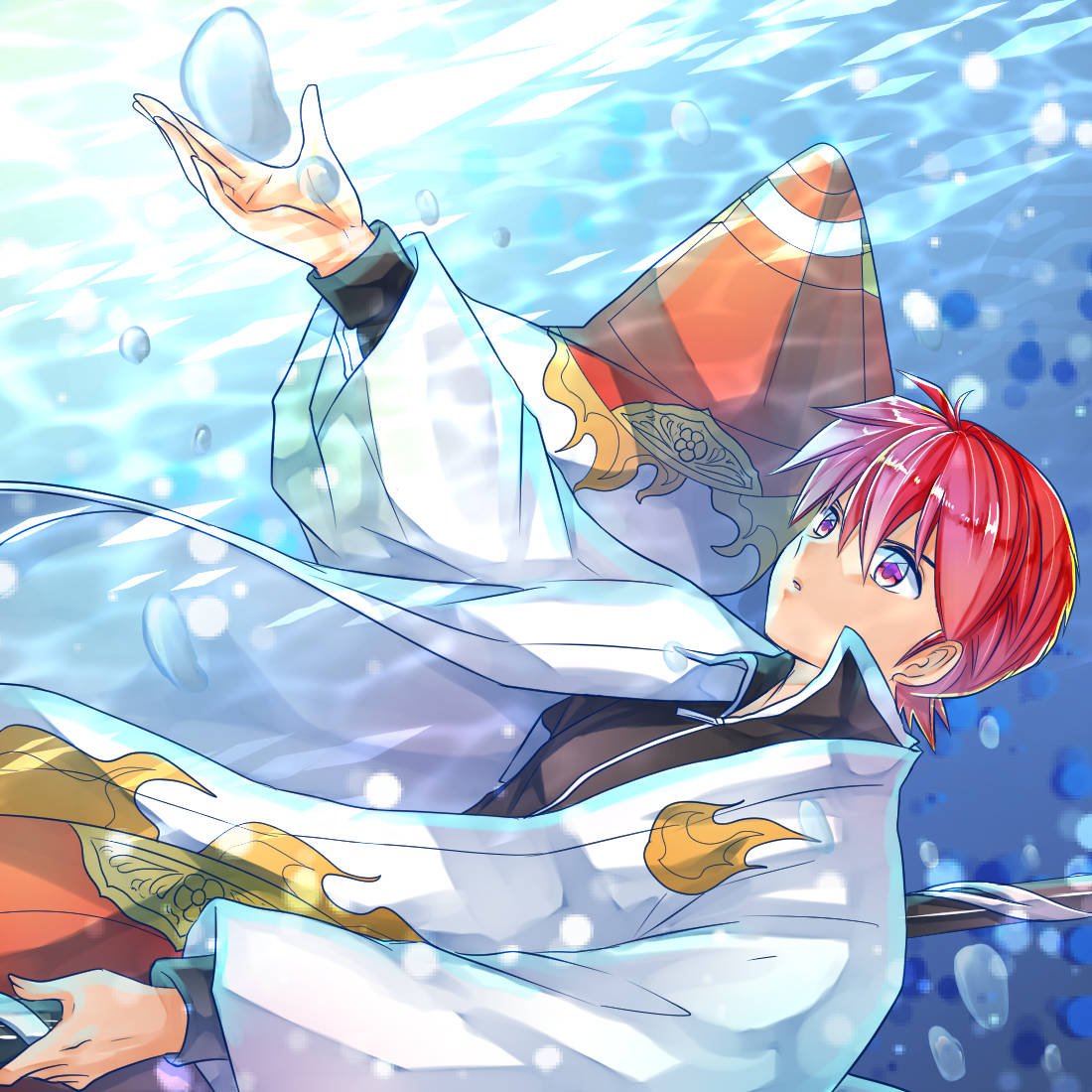 Camet Mochidukimarimo まりもさんのカラーイラスト綺麗で大好きです 髪の毛の塗り方とか超好きです 自分が塗るの下手なので余計にw