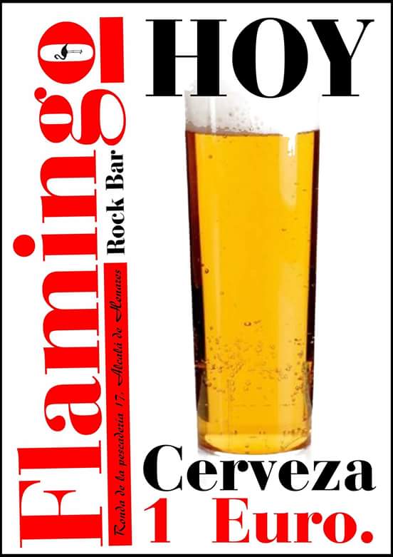 flamingobarock's tweet photo. Hoy #CopadeEspaña  #AthleticFCB  nuestra #PromoFutbol Cerveza x1€  #Futbolin #Rock #AlcaladeHenares https://t.co/NEn0n6VXJP