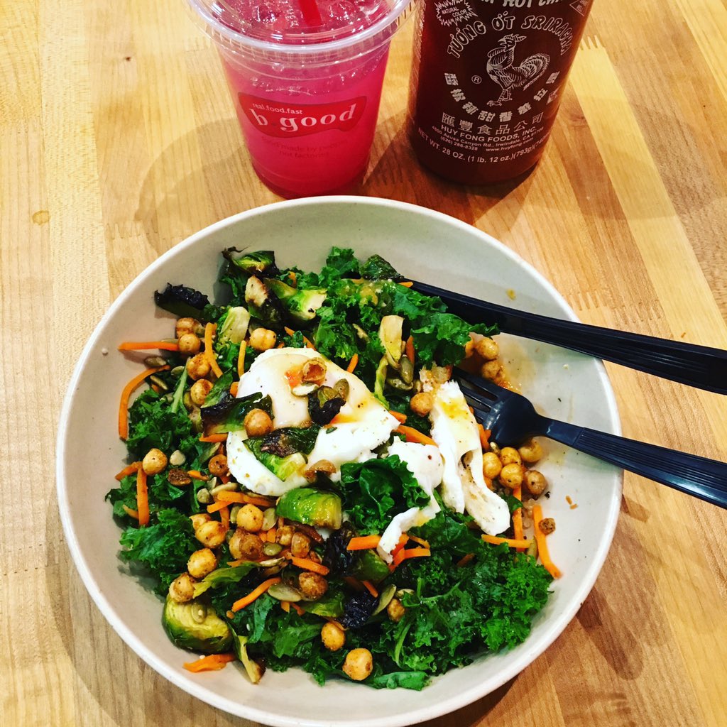 BrittanyLBang's tweet image. Thanks for the afternoon pick me up @b_good_ #PowerBowl #realfoodfast
