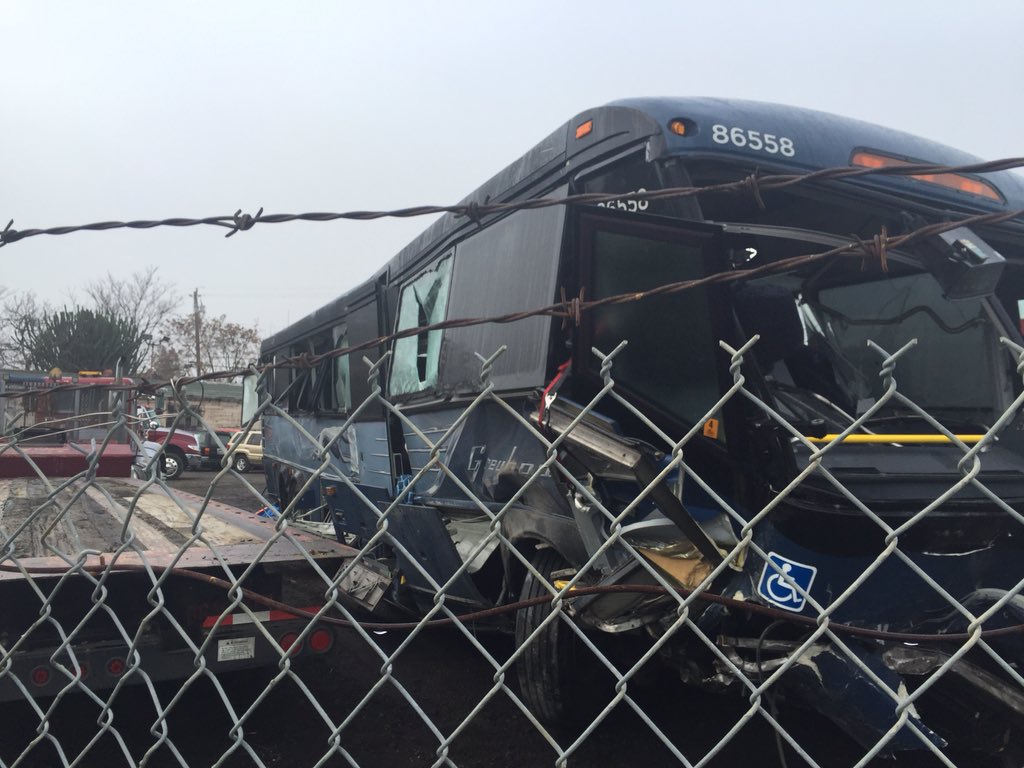 Matt Keller on Twitter &quot;Greyhound bus involved in