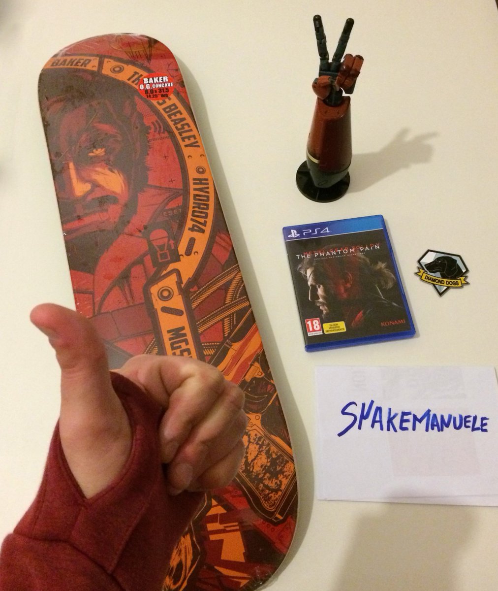 snakemanuele's tweet photo. Awesome!!! Thanks so much for the gift.
SNAKEMANUELE
@popcicle @MetalGearOnline @ESLMetalGear https://t.co/AbTFU8rRy1