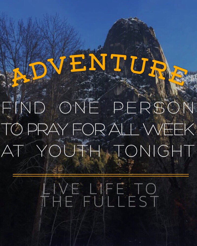 IgniteYouSM's tweet photo. Find someone, ask them how you can pray for them and pray specifically for that person throughout the weekend! https://t.co/IWQNDGKCyi